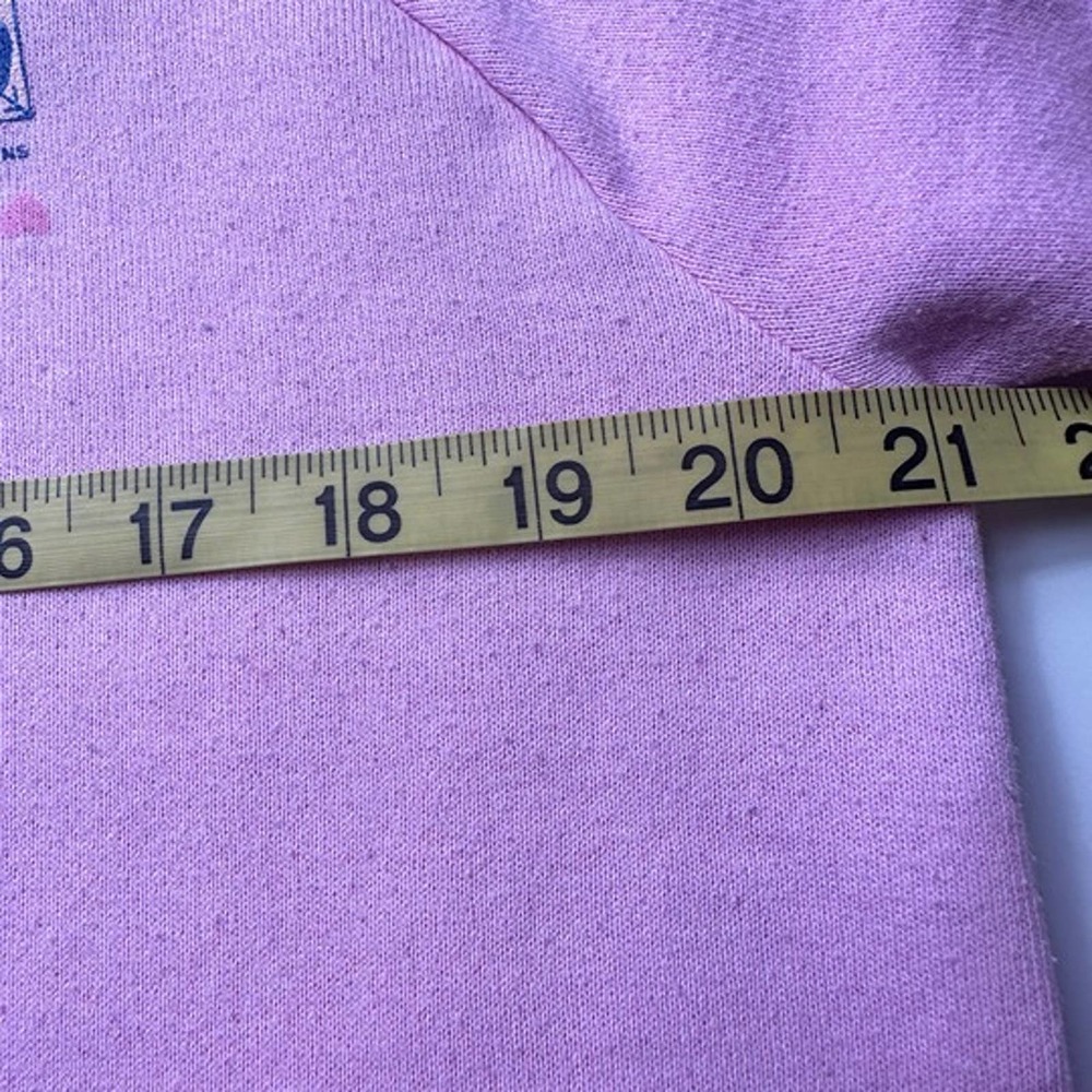 90s vintage Pink "country warms the heart" Crewneck Sweater Womens Size Large - Picture 10 of 12